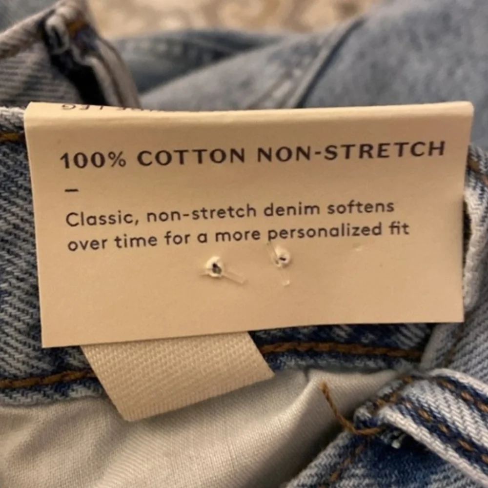 Target Mid-Rise Super Wide Leg Jeans Universal Thread Light Wash Cotton 14 New - Picture 4 of 8